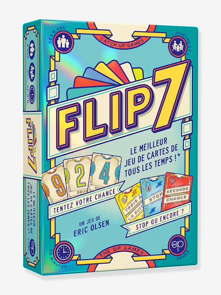 Flip 7 jeu de cartes multicolore 1 - vertbaudet enfant 