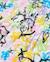 Robe fille en maille style graffiti Blanc 3 - vertbaudet enfant 