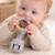 Anneau de dentition avec peluche animal Gris 2 - vertbaudet enfant 