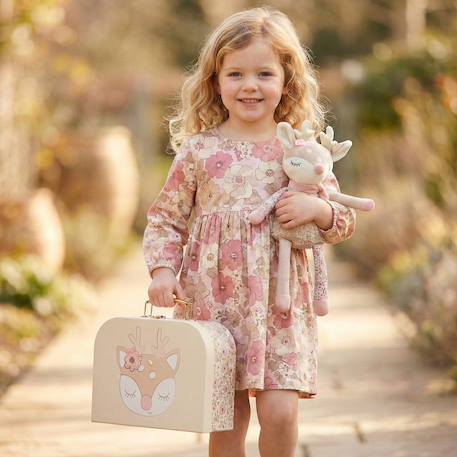 Set de 3 valises enfants vintage flowers Multicolore 2 - vertbaudet enfant 