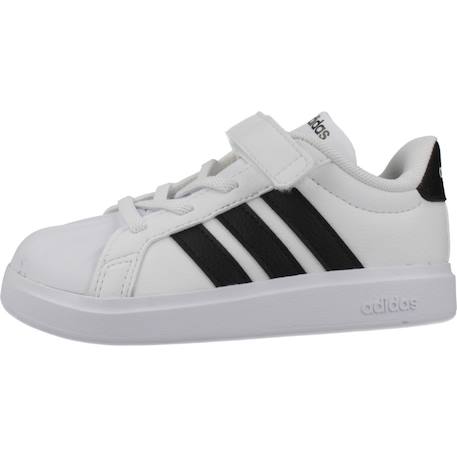 Baskets garçon en textile urbain Blanc white 2 - vertbaudet enfant 