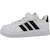 Baskets garçon en textile urbain Blanc white 2 - vertbaudet enfant 