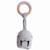 Anneau de dentition avec peluche animal Gris 1 - vertbaudet enfant 