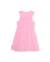Robe fille en maille avec fronces élastiquées Rose 2 - vertbaudet enfant 