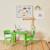 Table enfant avec 2 chaises Bleu clair et gris+Gris+Rose et gris+Vert 22 - vertbaudet enfant 