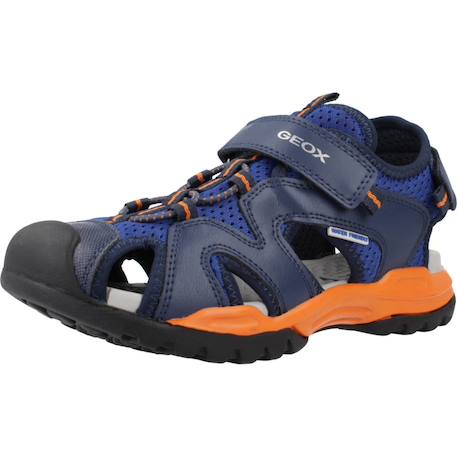 Sandales garçon modèle j borealis b Bleu+Bleu cf+Noir 4 - vertbaudet enfant 