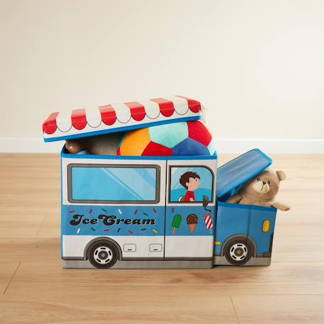 Boîte de rangement avec couvercle enfant Multicolore 5 - vertbaudet enfant 