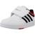 Baskets garçon en textile Blanc white 4 - vertbaudet enfant 