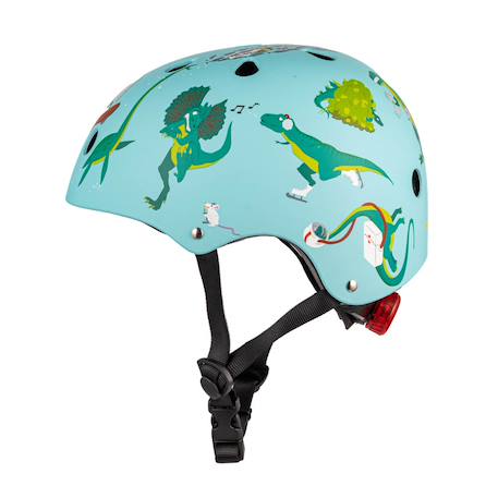 Casque velo et trottinette enfant lids dino Bleu/vert 4 - vertbaudet enfant 