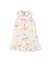 Robe fille en tissu tissé avec imprimé palmiers Blanc 2 - vertbaudet enfant 