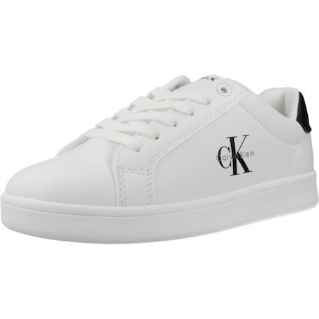 Basket garçon modèle low cut lace up sneaker Blanc 4 - vertbaudet enfant 