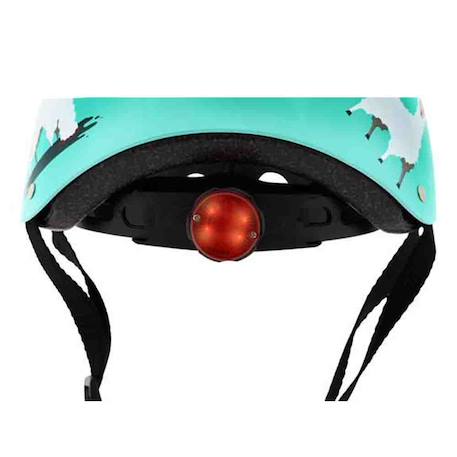 Casque velo et trottinette enfant lids llama Bleu/blanc 5 - vertbaudet enfant 