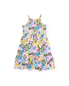 Robe fille en maille style graffiti  - vertbaudet enfant
