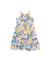 Robe fille en maille style graffiti Blanc 1 - vertbaudet enfant 