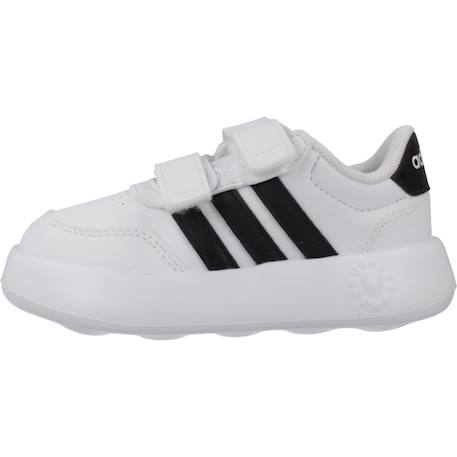 Baskets garçon en textile tennis Blanc white 2 - vertbaudet enfant 