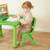 Table enfant avec 2 chaises Bleu clair et gris+Gris+Rose et gris+Vert 20 - vertbaudet enfant 