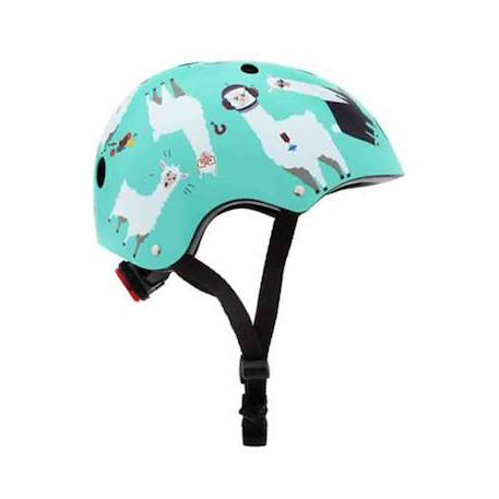 Casque velo et trottinette enfant lids llama Bleu/blanc 2 - vertbaudet enfant 