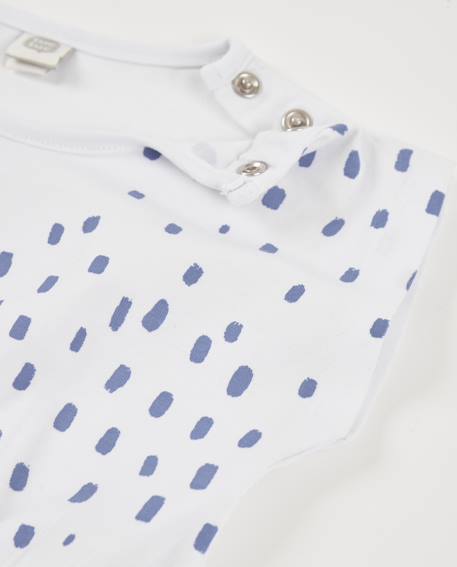 Robe pour fille en maille avec taille élastique Blanc 4 - vertbaudet enfant 