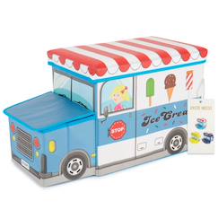 Chambre et rangement-Boîte de rangement avec couvercle enfant