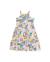 Robe fille en maille style graffiti Blanc 2 - vertbaudet enfant 