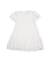 Robe fille unie avec décorations florales Blanc 1 - vertbaudet enfant 