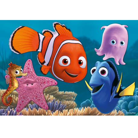 Puzzle némo le petit fugueur 2x12 pcs Bleu 3 - vertbaudet enfant 