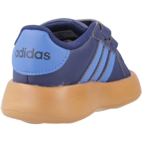 Basket bébé garçon en textile velcro classiqu Bleu blue 3 - vertbaudet enfant 