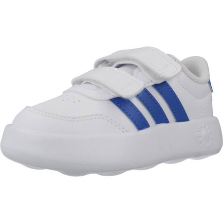 Baskets garçon en textile tennis Blanc white 4 - vertbaudet enfant 