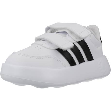 Baskets garçon en textile tennis Blanc white 4 - vertbaudet enfant 