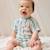 Barboteuse bébé en éponge cayo coco Bleu 6 - vertbaudet enfant 