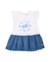 Robe pour fille en maille avec motif marin et sequins Blanc 1 - vertbaudet enfant 