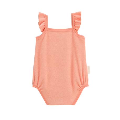 Lot de 2 bodies bébé à bretelles en éponge honfleur Corail 4 - vertbaudet enfant 