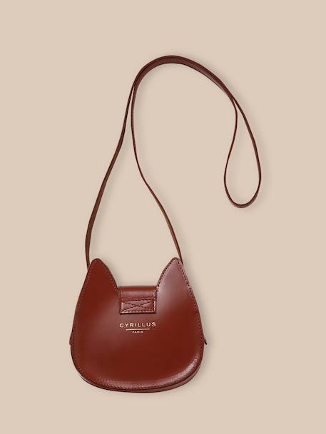 Sac écureuil en cuir fille Cognac 3 - vertbaudet enfant 