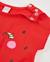 Robe fille en maille avec détails brodés Rouge 3 - vertbaudet enfant 