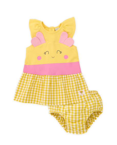 Bébé-Robe bébé en tricot avec bloomer