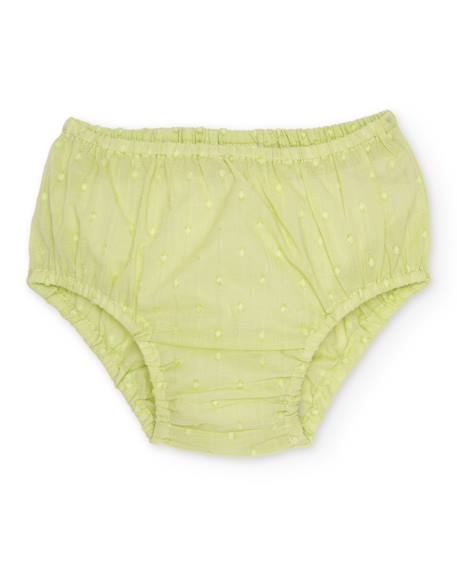 Robe bébé en tissu avec texture à pois Vert 4 - vertbaudet enfant 