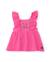Robe fille en tissu avec broderie sur le devant Rose 1 - vertbaudet enfant 