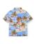 T-shirt garçon en maille avec imprimé tropical Bleu 3 - vertbaudet enfant 