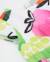 Robe fille en tissu chaîne et trame avec motif de fruits Multicolore 3 - vertbaudet enfant 