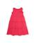 Robe fille en maille avec détails en dentelle Rouge 2 - vertbaudet enfant 
