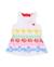 Robe en maille pour fille avec nœud dans le dos Blanc 1 - vertbaudet enfant 