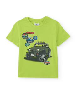 Garçon-T-shirt, polo, sous-pull-T-shirt-T-shirt garçon en maille avec imprimé aventurier