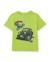 T-shirt garçon en maille avec imprimé aventurier Vert 1 - vertbaudet enfant 