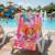 Serviette polyester enfant imprimée pat patrouille Rose 2 - vertbaudet enfant 