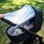 Pare-soleil universel poussette et siège auto uv upf50+ plumes Blanc 2 - vertbaudet enfant 
