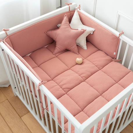 Tour de lit et parc - jersey texturé doux Bambi+Pudding+Sand 4 - vertbaudet enfant 