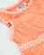 Robe fille en maille avec rayures décoratives Orange 3 - vertbaudet enfant 