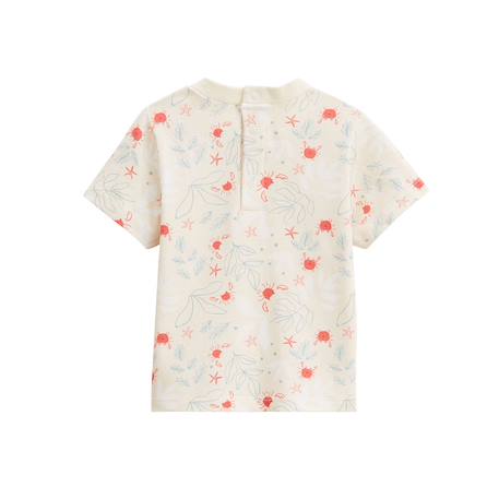 Ensemble salopette bébé en éponge et t-shirt cayo coco Bleu 5 - vertbaudet enfant 