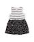 Robe en maille pour fille à rayures Noir 2 - vertbaudet enfant 
