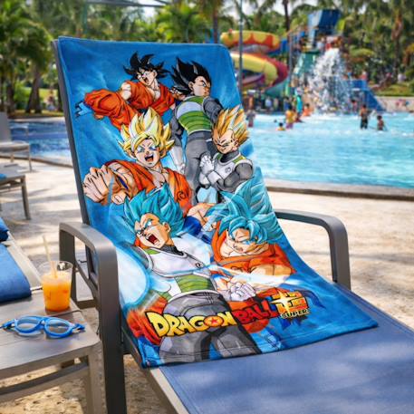 Serviette de plage avec imprimé dragon ball z Bleu 2 - vertbaudet enfant 